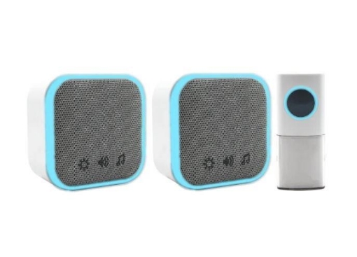Picture of Uni-Com Portable & Plug-In Door Chime Set White