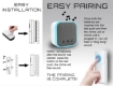 Picture of Uni-Com Portable & Plug-In Door Chime Set White