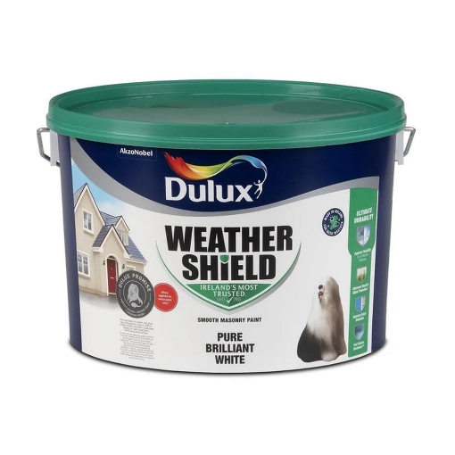 Picture of Dulux Weathershield Brilliant White 10L