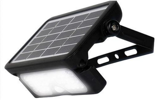 Picture of Luceco Solar Guardian Pir Floodlight Black Ip65 5W 550Lm 4000K