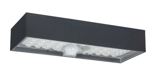 Picture of Luceco Decorative Solar Brick Light 6W 800Lm 3000K Ip65 Pir - Grey