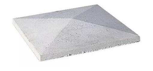 Picture of Concrete Pier Capping 550mm x 550mm (22") - 50mm