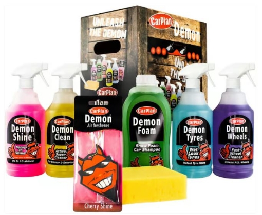 Picture of Carplan Demon 7 Piece Car Cleaning Gift Pack