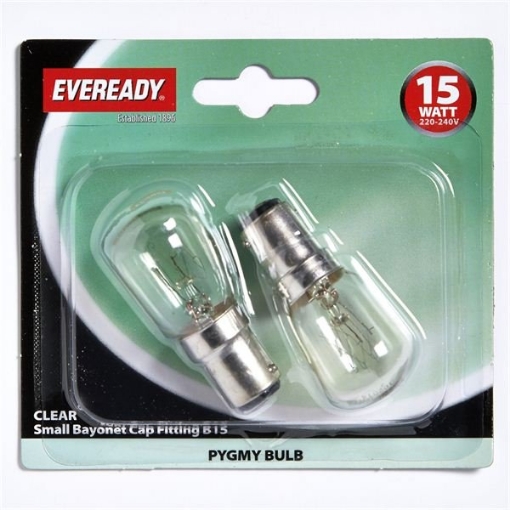Picture of Eveready 15W B15 Clear Pygmy Lamp 1552-14