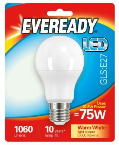 Picture of Eveready E27 LED GLS 75W 1060 Lumens 1825-36