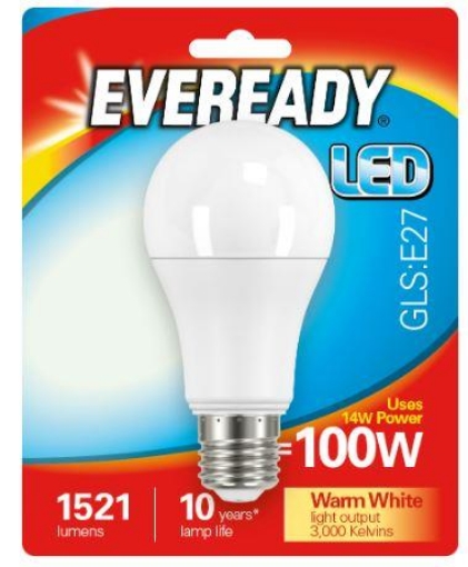 Picture of Eveready E27 LED GLS (100W) 1521 Lumens 1825-38