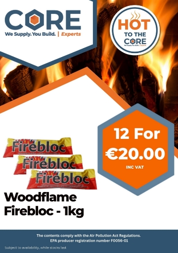 Picture of Woodflame Firebloc  12 FOR €20 OFFER