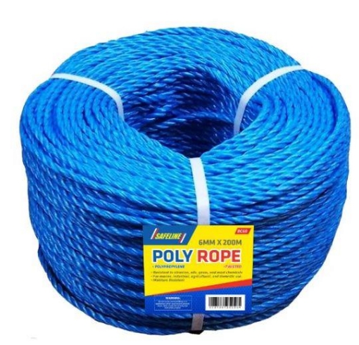 Picture of Polyprop Blue Rope 6.0mm x 200mtr 