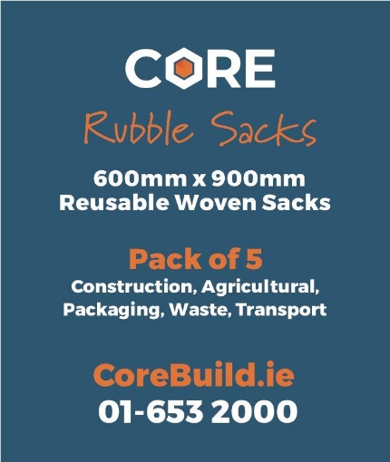 Picture of Core Branded Rubble Sacks 60cm X 90cm  Pack 5 