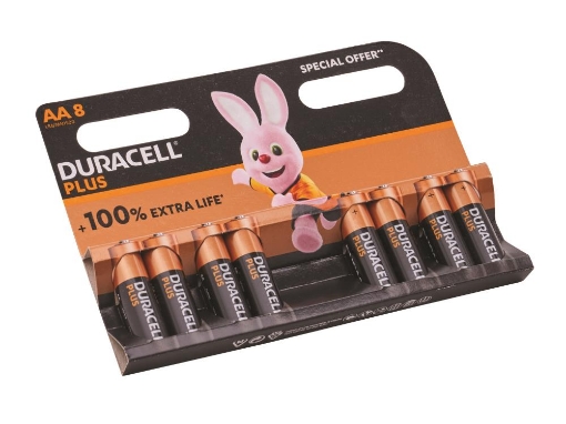 Picture of Duracell AA Plus Power 8 Pack