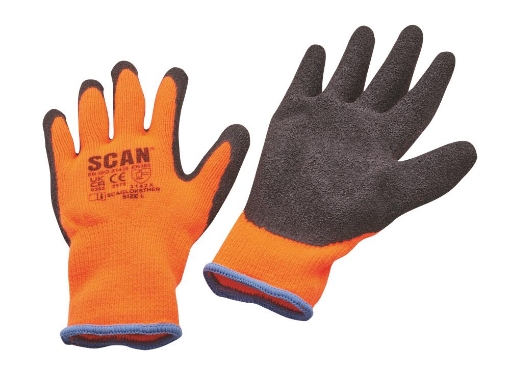 Picture of Scan Dipped Thermal Latex Gloves (3 Pairs)