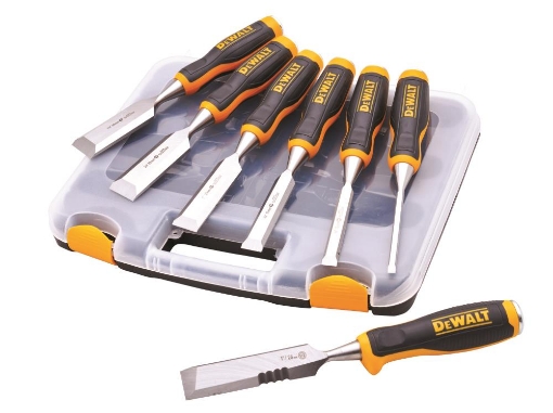 Picture of DeWALT 6 Piece Chisel Set with FREE Chisel Knife
