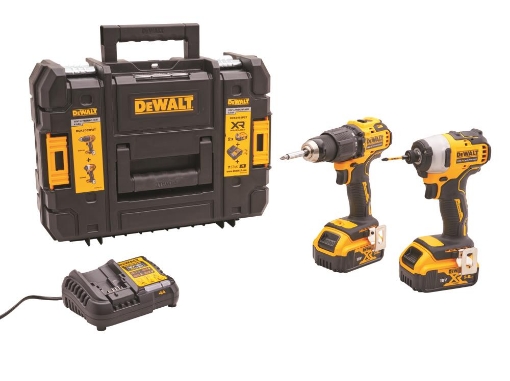 Picture of Dewalt 18V XR Brushless Combi Drill & Brushless Impact Driver Twin Pack
