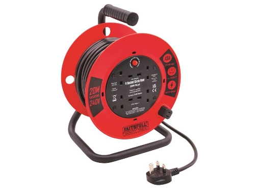 Picture of Faithfull 20m 13A Cable Reel