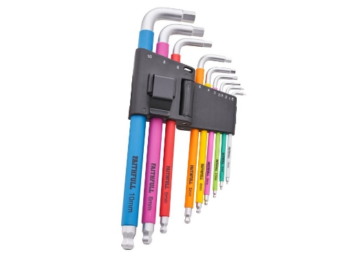 Picture of Faithfull Colour Coded Hex Key Set