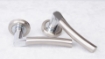 Picture of Sonnato Tempio Satin Chrome Lockset Incl Handles, Lock & 2 Hinges