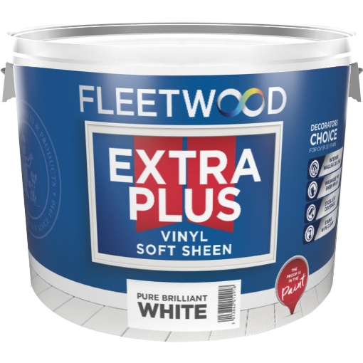 Picture of Fleetwood 10L Extra Plus Sheen Brilliant White