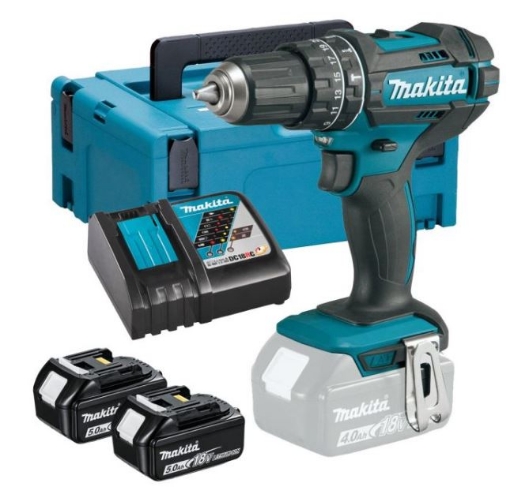 Picture of Makita 18V Combi Drill Lxt 2X5.0Ah Batteries
