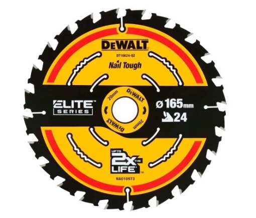Picture of Dewalt ELITE™ Series Framing Circular Saw Blade 165 x 20mm x 24T