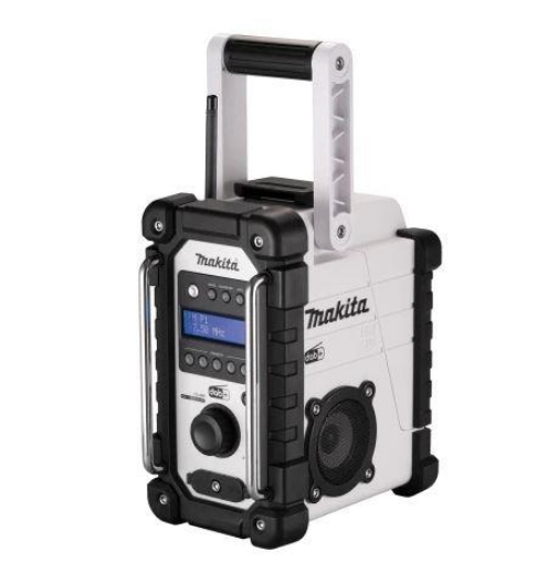 Picture of Makita DAB/DAB+ Job Site Radio White 240V & Li-ion Bare Unit