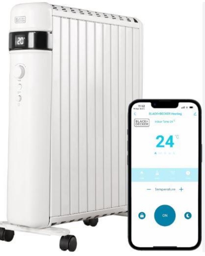 Picture of Black & Decker Smart Oil Free Radiator - 1.5KW