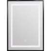 Picture of Tema Palermo Ip44 Black Rect Led Mirror 70x50