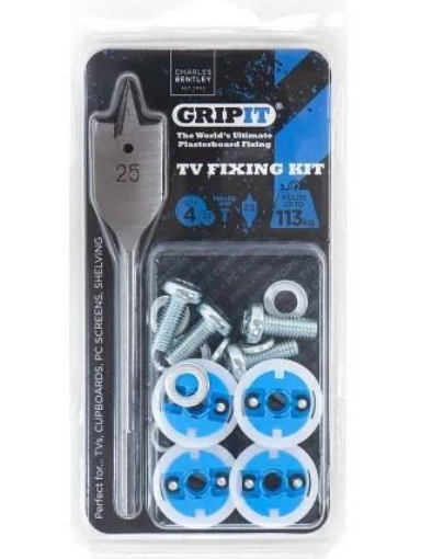 Picture of Gripit Tv Clam Fixing Kit