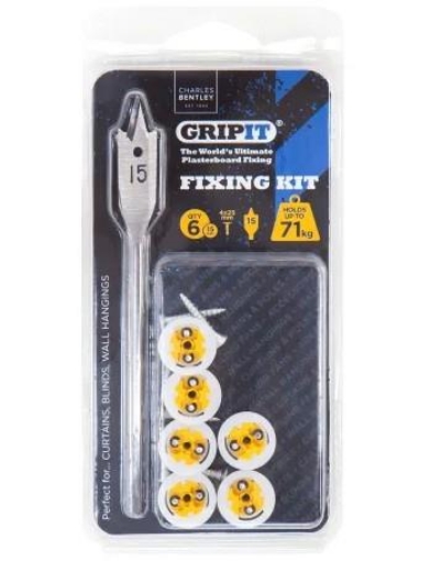 Picture of Gripit Curtain Fixing Kit