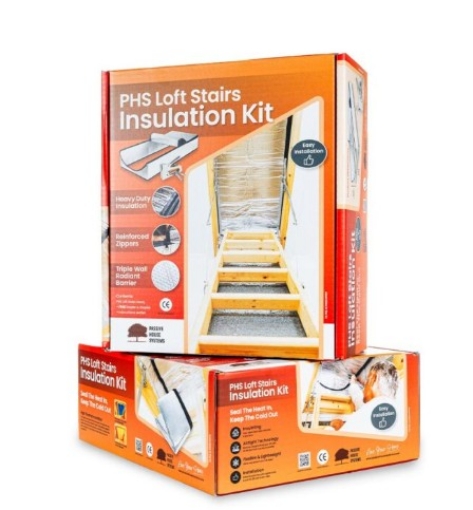 Picture of Loft Stairs Hood Airtight Insulated Kit 1190 x 590 x 280 340GSM 