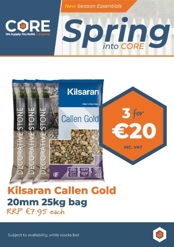 Picture of Kilsaran Callan Gold 20mm 25kg bag **3 FOR €20.00**