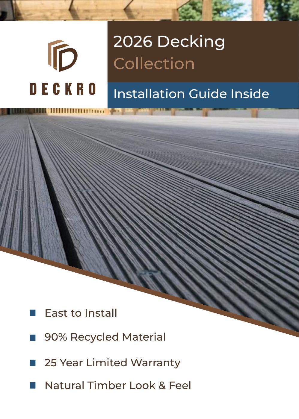 Deckro - 2026 Composite Decking Brochure
