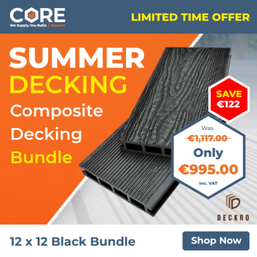 Deckro Composite Decking Black 12 x 12 Offer Spring 2026 