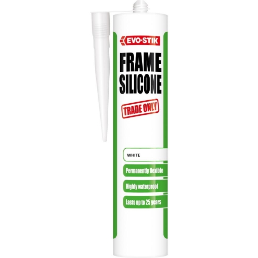 Picture of Bostik Evo-Stik Silicone Frame Sealant White  Cartridge
