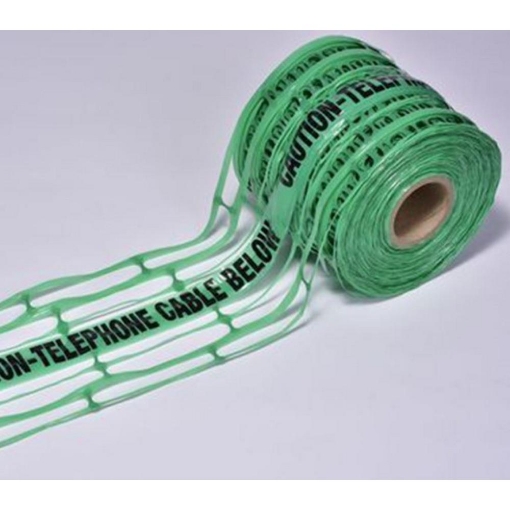 Picture of Bostik Underground Detect Tape Caution Tel/ Comm. Cable Below 200mm X 100M