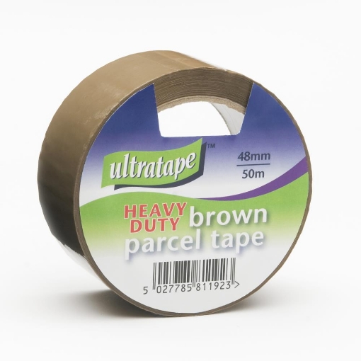 Picture of Bostik Parcel Tape Brown (Buff) 48mm X 50mtr 