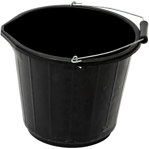 Picture of Riaar Plastic Bucket Black - 3 Gallon