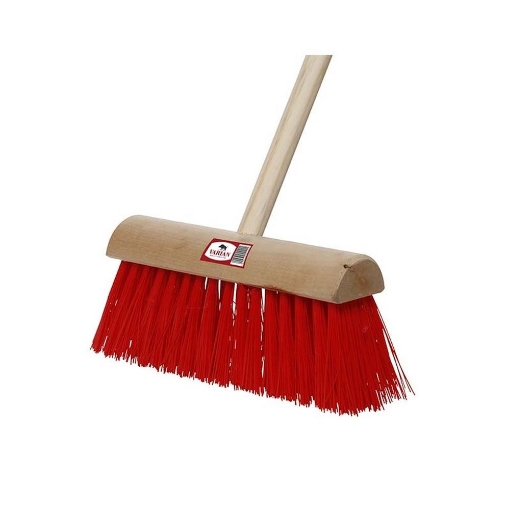 Picture of Varian Red PVC Broom & Wooden Handle 14"