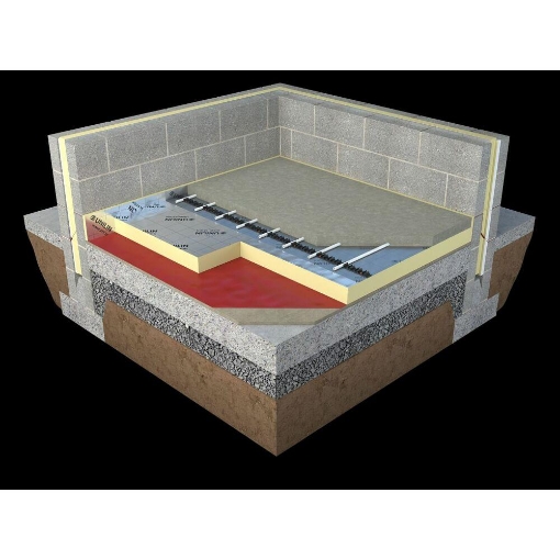 Picture of Unilin XT Polyiso Pitched Roof Underfloor 2400mm x 1200mm x 150mm
