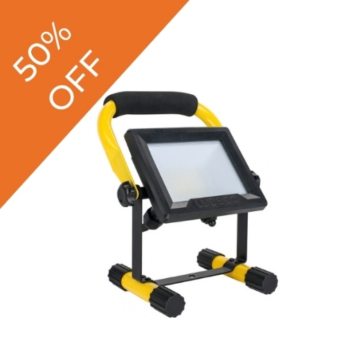 Picture of Luceco Site 110V Portable Work Light 1800Lm 22W + 16A Plug