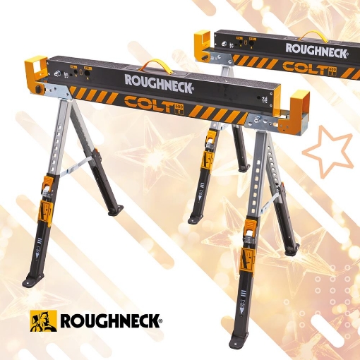 Picture of Roughneck Colt Folding Steel Sawhorse Twinpack