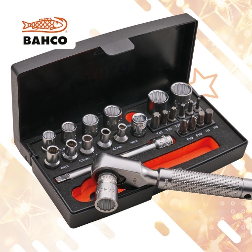 Picture of Bahco Special Edition 1/4" Socket Set