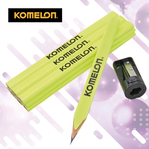 Picture of Komelon Carpenters Pencils & Sharpener Set