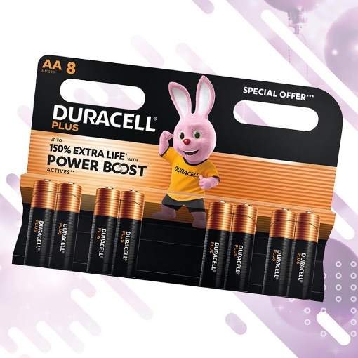 Picture of Duracell AA Plus Power 8 Pack