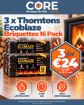 Thorntons Ecoblaze Briquettes Offer 