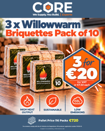 WillowWarm Briquettes Offer